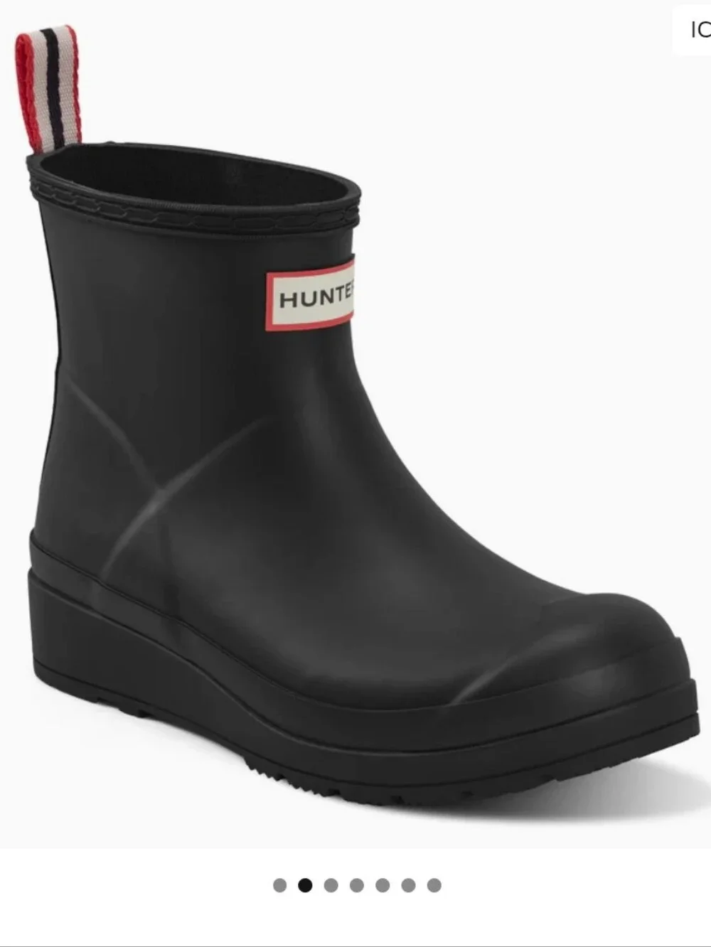 NEW Hunter Women's Play Waterproof Short Rain Boot Size 9 With Box